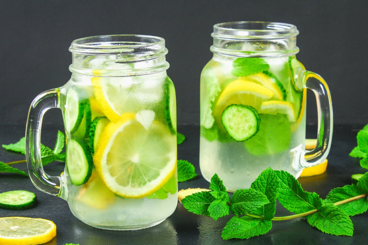 Cucumber Mint Detox Water